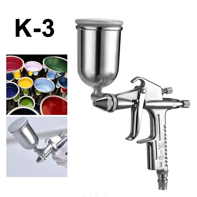 Airbrush Kit With Mini Compressor - K-3 Mini Verf Luchtspuitpistool 0.5Mm Verstuiver