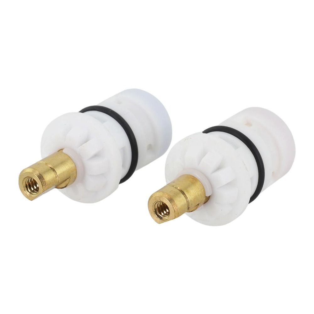 Plumbing - Duurzame ABS-kraancartridge Witte vervangende warm-koudwatercartridge Geteste