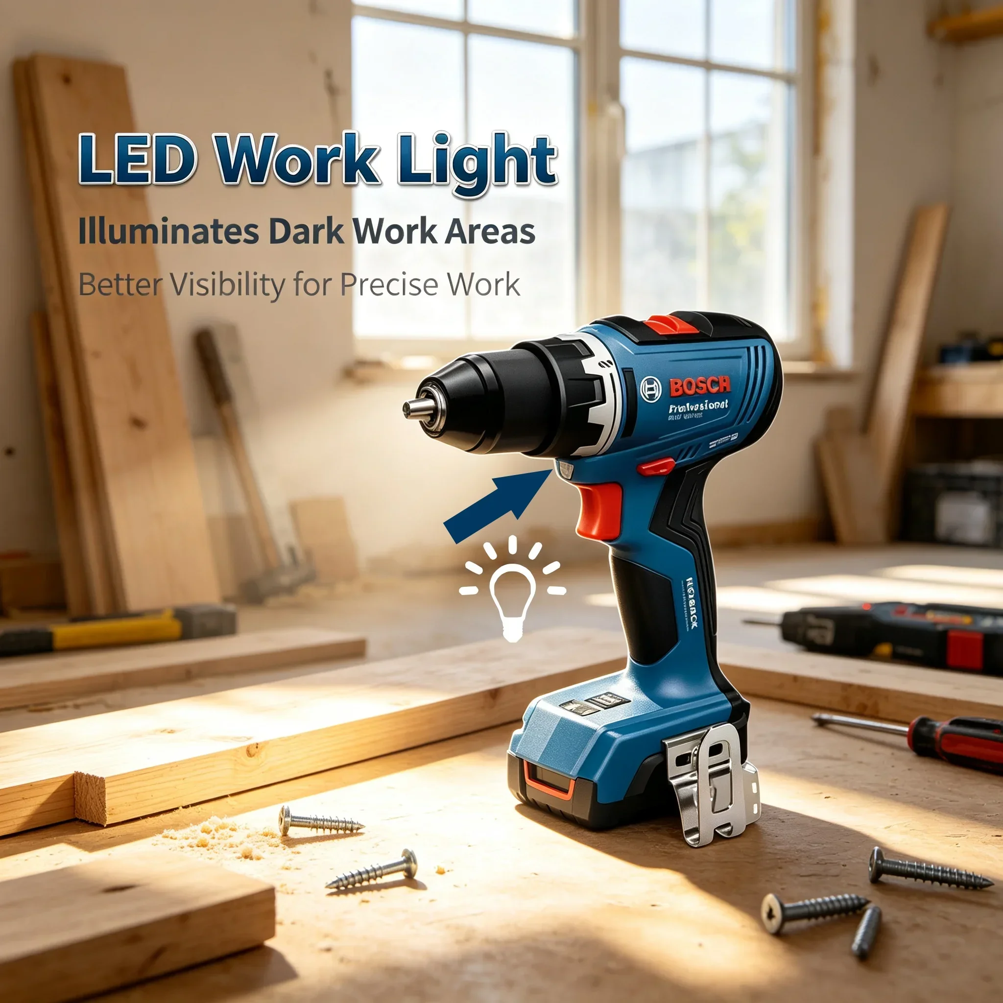 Brushless Cordless Electric Drill 18V - Bosch GSR 18V-65 Borstelloze Accuboormachine 18V