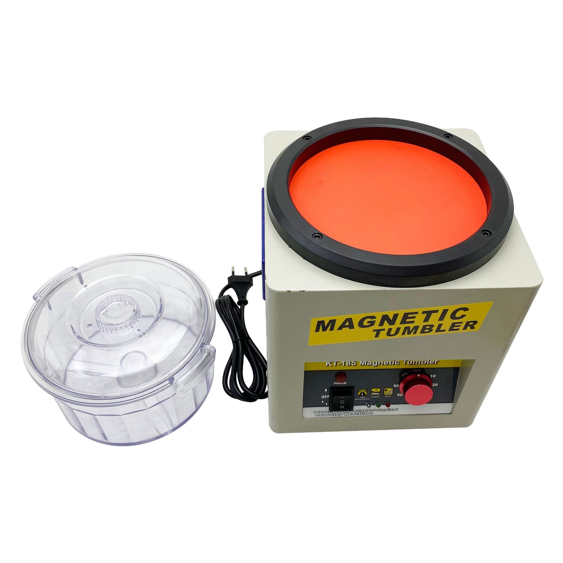 Electrical - KT185 Elektrische magnetische trommelpolijstmachine Sieraden ontbramen