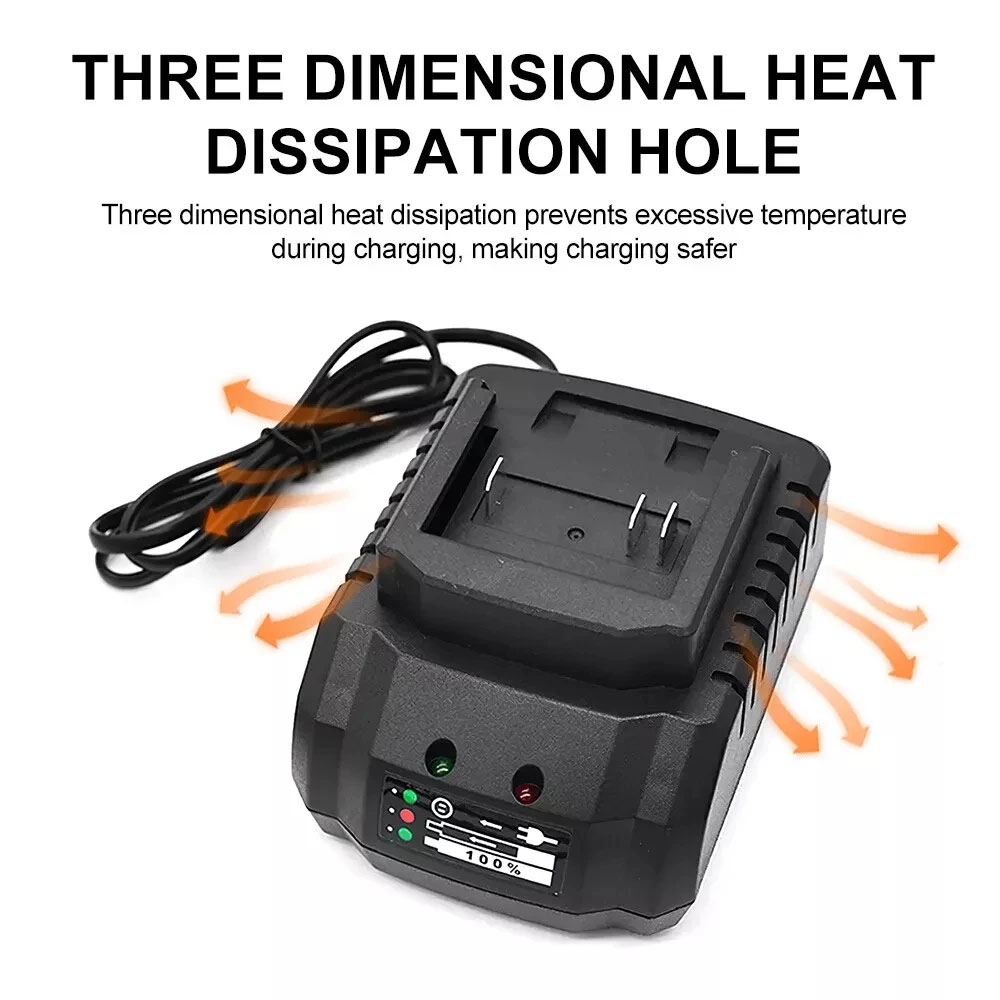Li-ion Batterijlader 18V 21V 2 - Brushless Cordless Electric Drill 18V recensie en prijs
