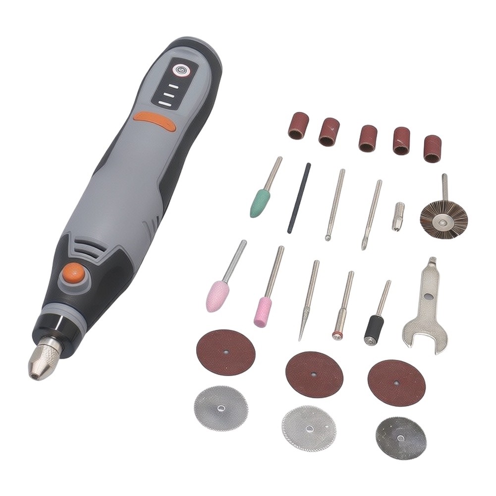 Draadloze roterende gereedscha - Cordless Rotary Tool Kit Accessories recensie en prijs