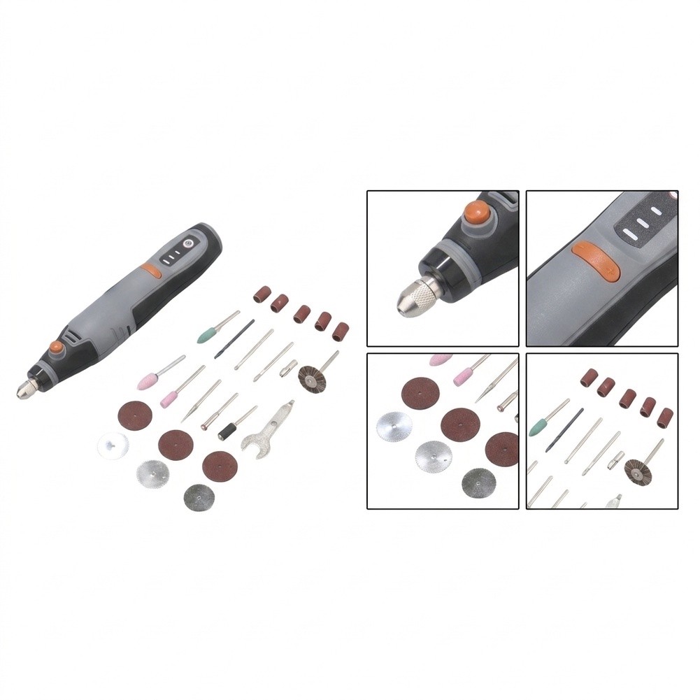 Draadloze roterende gereedscha - Cordless Rotary Tool Kit Accessories recensie en prijs
