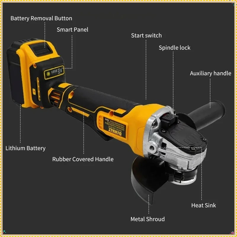 Dewalt DCG406 125MM borstelloz - Brushless Angle Grinder Battery Powered recensie en prijs