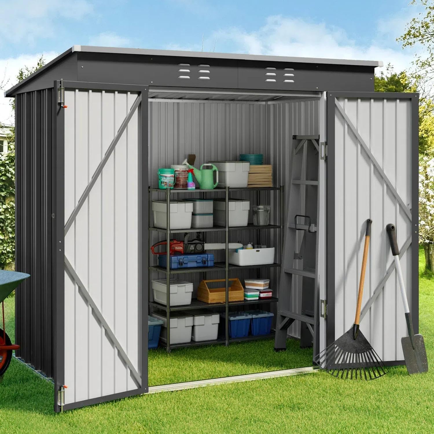 Metalen tuinschuur voor buiten - Garden Tools recensie en prijs