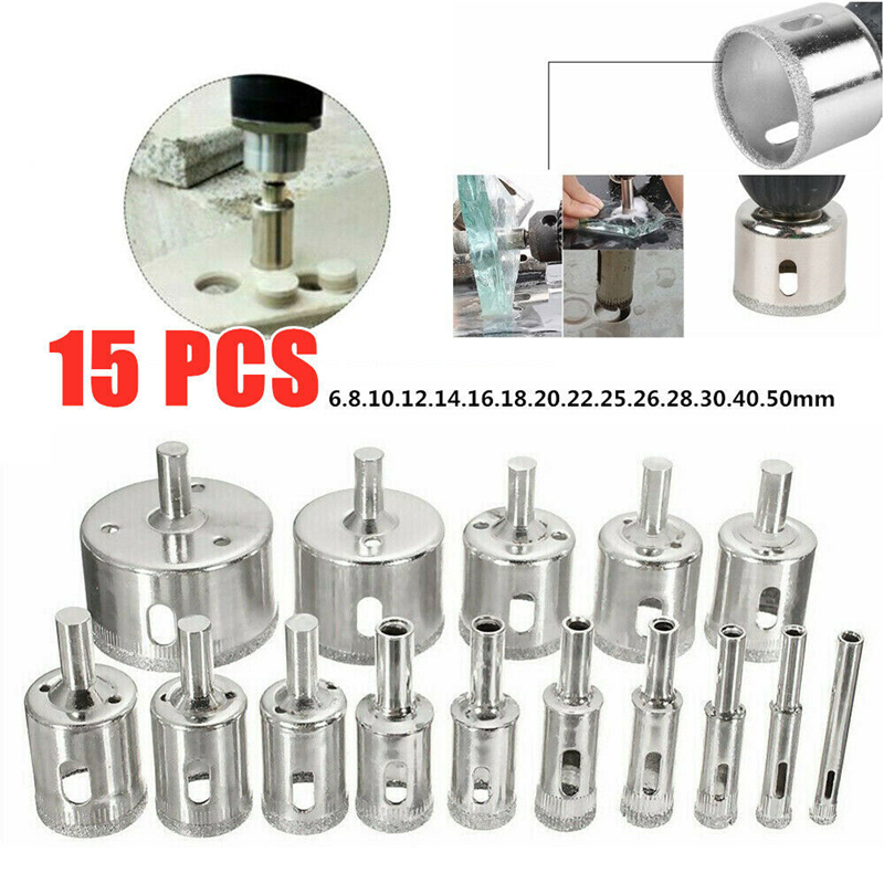 10/15 Stuks Set Tegel Boor Set - Reciprocating Saw Attachment Drill recensie en prijs