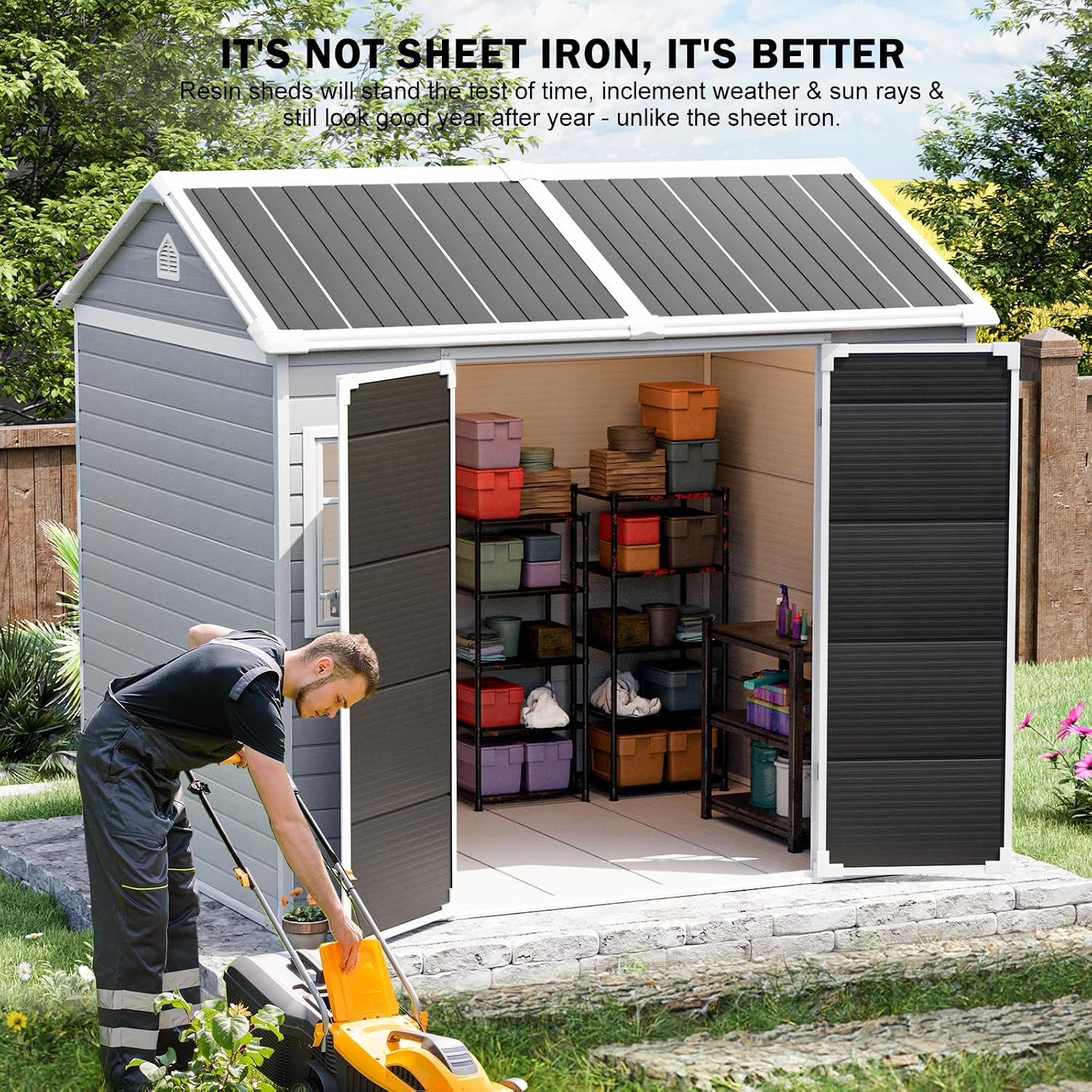 Harsen opslagberging met vloer - Garden Tools recensie en prijs