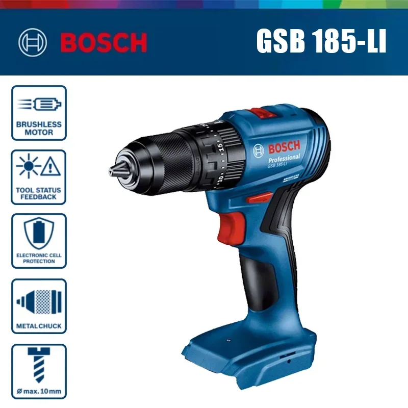 Bosch GSB 185-LI 18V draadloze - Brushless Cordless Electric Drill 18V recensie en prijs