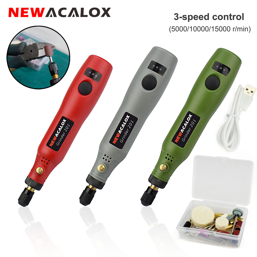 NEWACALOX Draadloze Variabele  - Cordless Rotary Tool Kit Accessories recensie en prijs