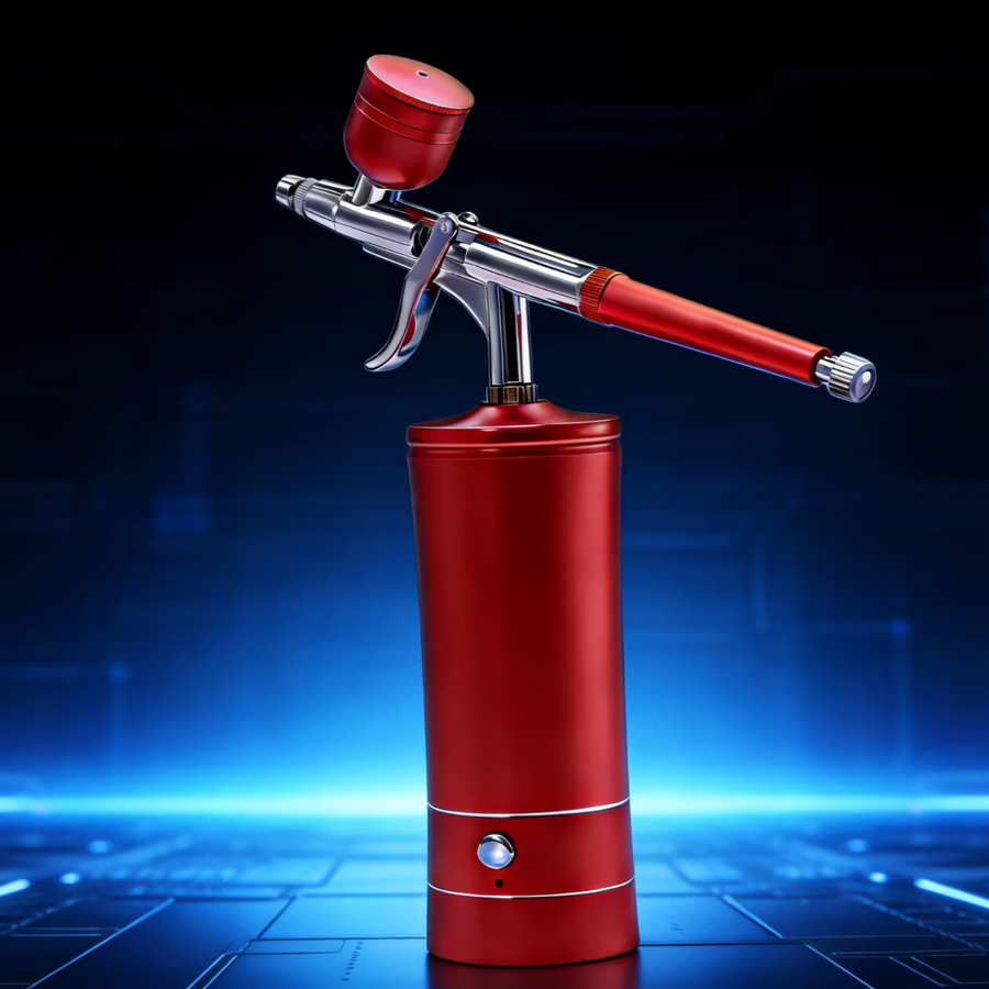 Draagbare, oplaadbare, draadlo - Airbrush Kit With Mini Compressor recensie en prijs