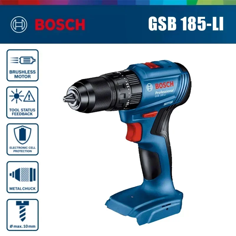 Bosch GSB 185-LI 18V draadloze - Brushless Cordless Electric Drill 18V recensie en prijs