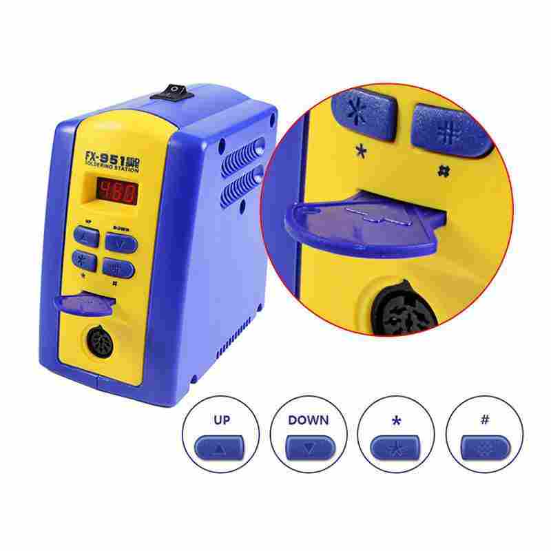 Digitaal FX951 75W soldeerstat - Digital Soldering Station T12 recensie en prijs