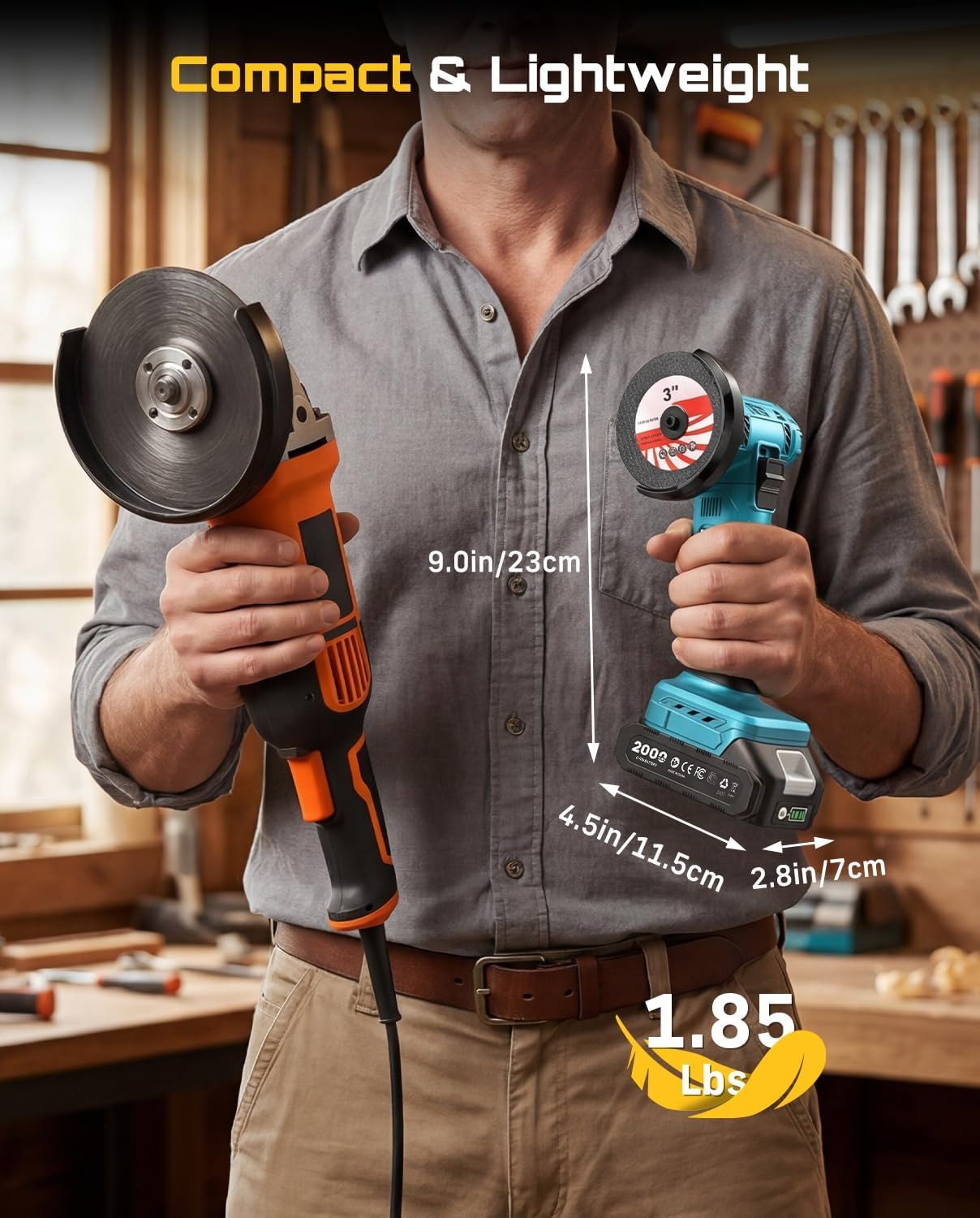 SEESII Draadloze Mini-hoekfree - Brushless Angle Grinder Battery Powered recensie en prijs