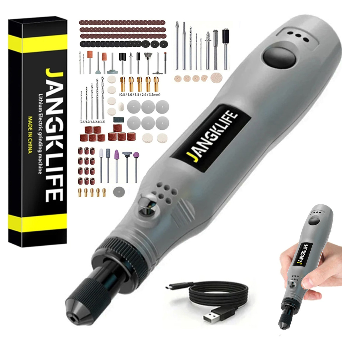 USB draadloze roterende gereed - Cordless Rotary Tool Kit Accessories recensie en prijs
