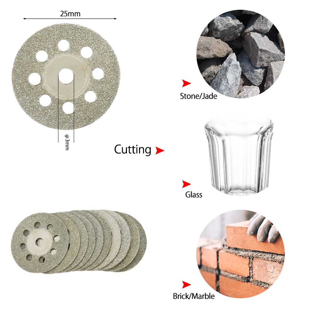 32 stuks diamantdoorslijpschij - Reciprocating Saw Attachment Drill recensie en prijs